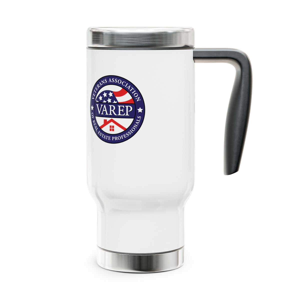 VAREP : Stainless Steel Travel Mug w/ Handle