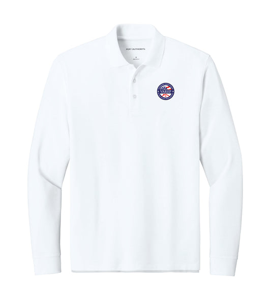 SHIELD : Long Sleeve Pique Polo