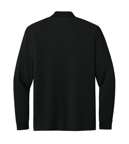 SHIELD : Long Sleeve Pique Polo