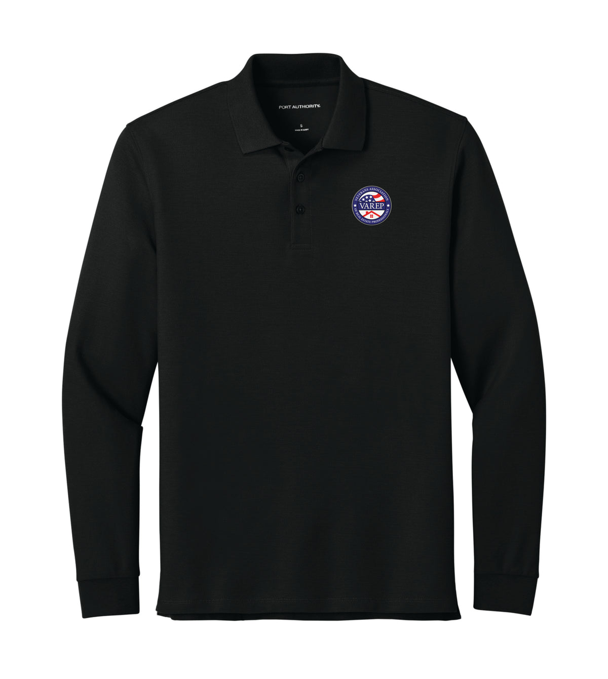 SHIELD : Long Sleeve Pique Polo