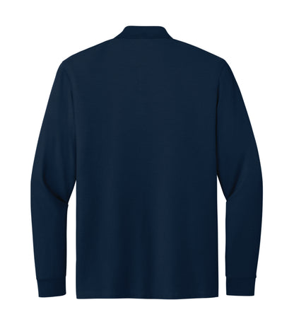 SHIELD : Long Sleeve Pique Polo