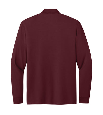 SHIELD : Long Sleeve Pique Polo
