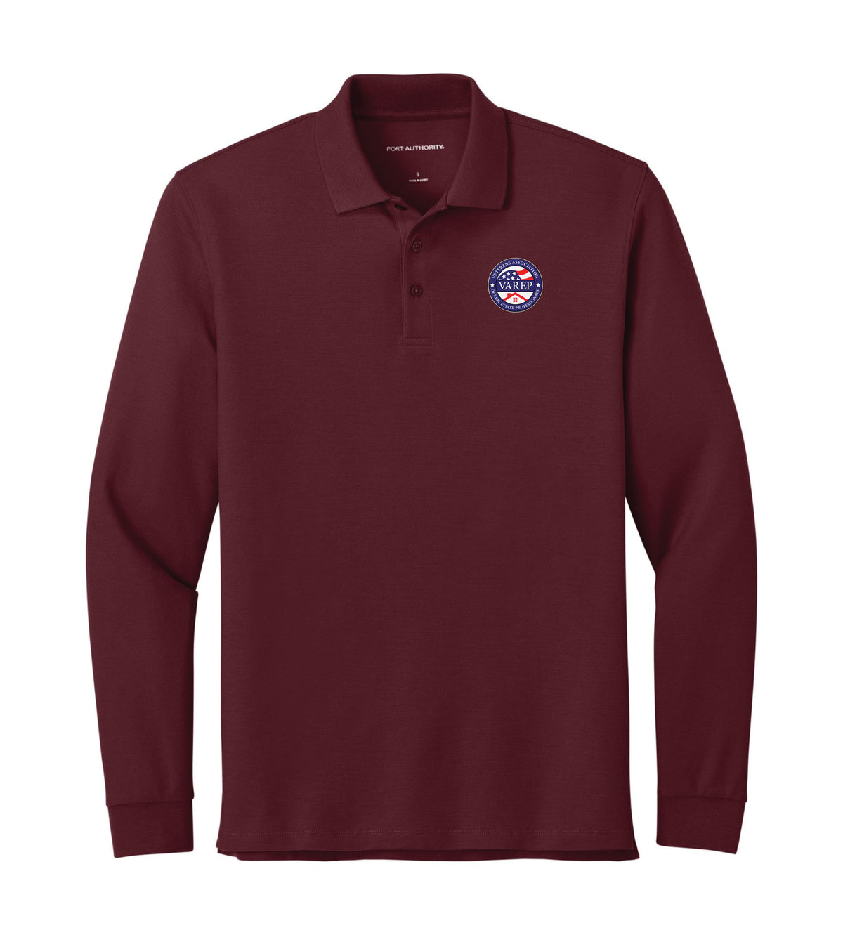 SHIELD : Long Sleeve Pique Polo