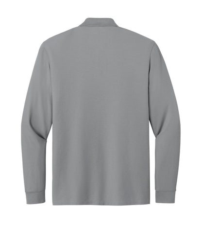 SHIELD : Long Sleeve Pique Polo