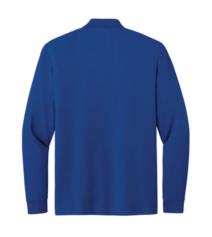 SHIELD : Long Sleeve Pique Polo